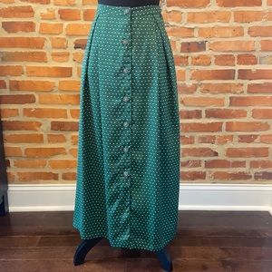 Satin Polka Dot Skirt